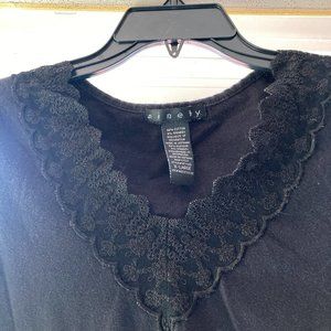 Black sleeveless Ninety Blouse or Camisole XL